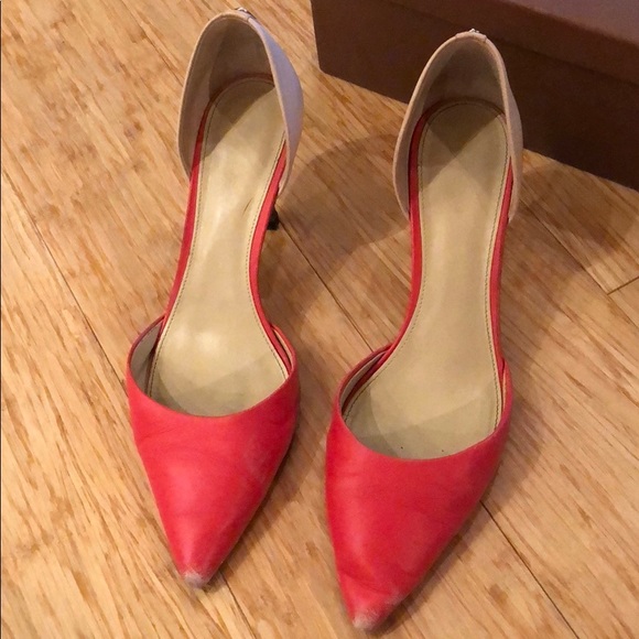 Coach Heels in Coral/Peach Bisque - Picture 3 of 5